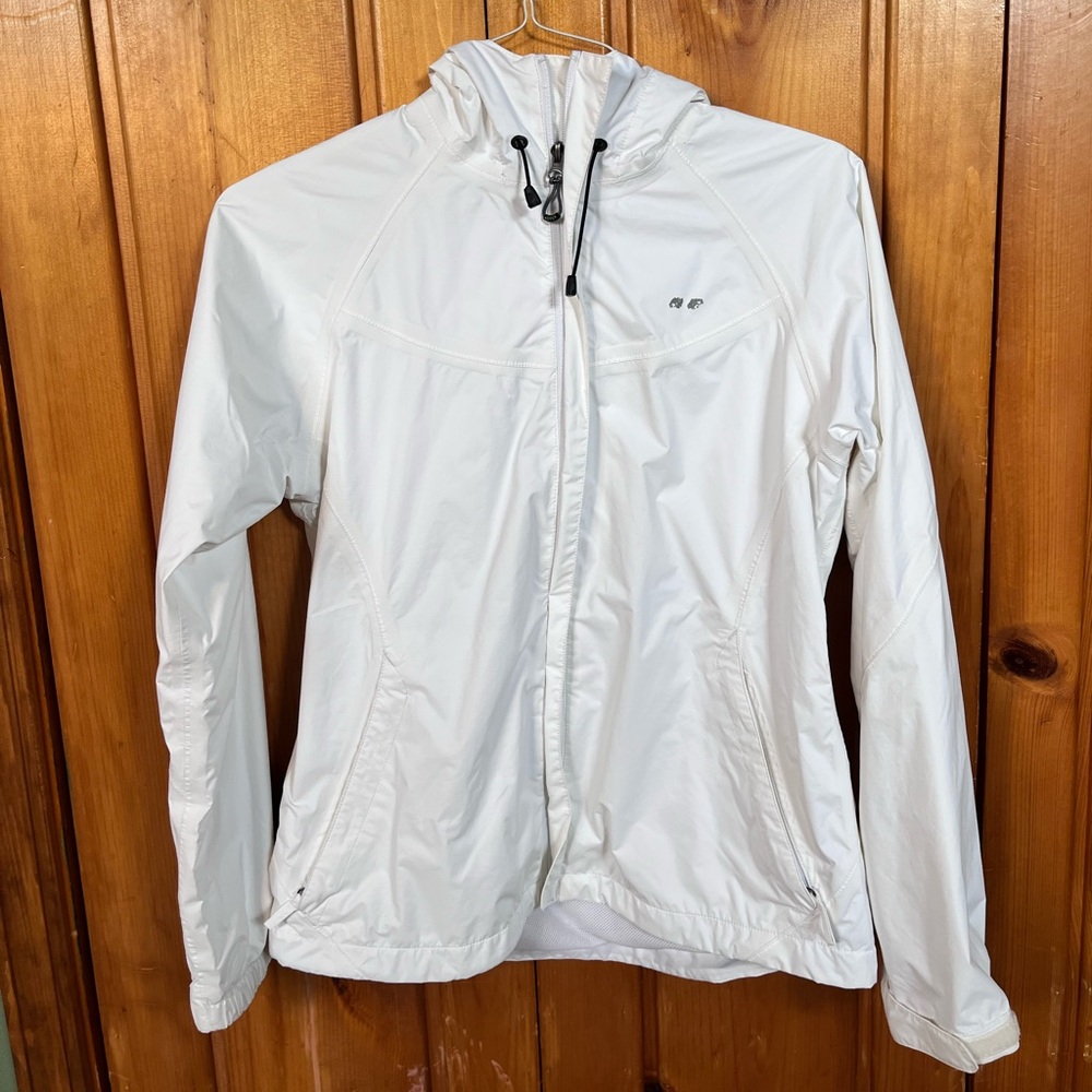 Koppen windbreaker jacket for women's Small - Koppen White Lightweight Shell